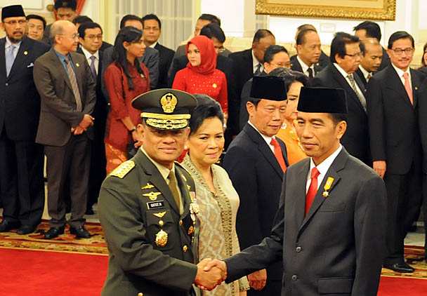 Presiden Lantik Panglima TNI dan Kepala BIN 